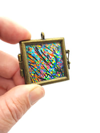Conundrum mini painting pendant