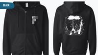 Image 1 of * PRE-ORDER Whistle · Crook · Dog Midweight Zip Hoodie