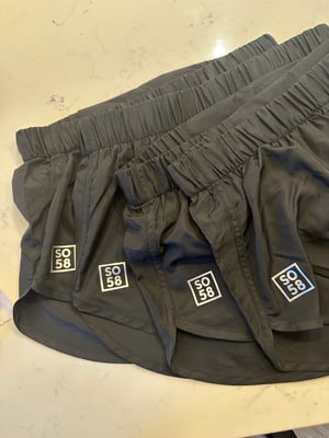 Image of SO58 Womens’s Running Shorts in Black 