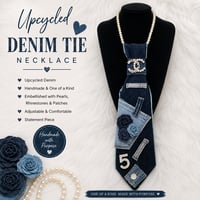 Image 2 of Denim Junk Tie