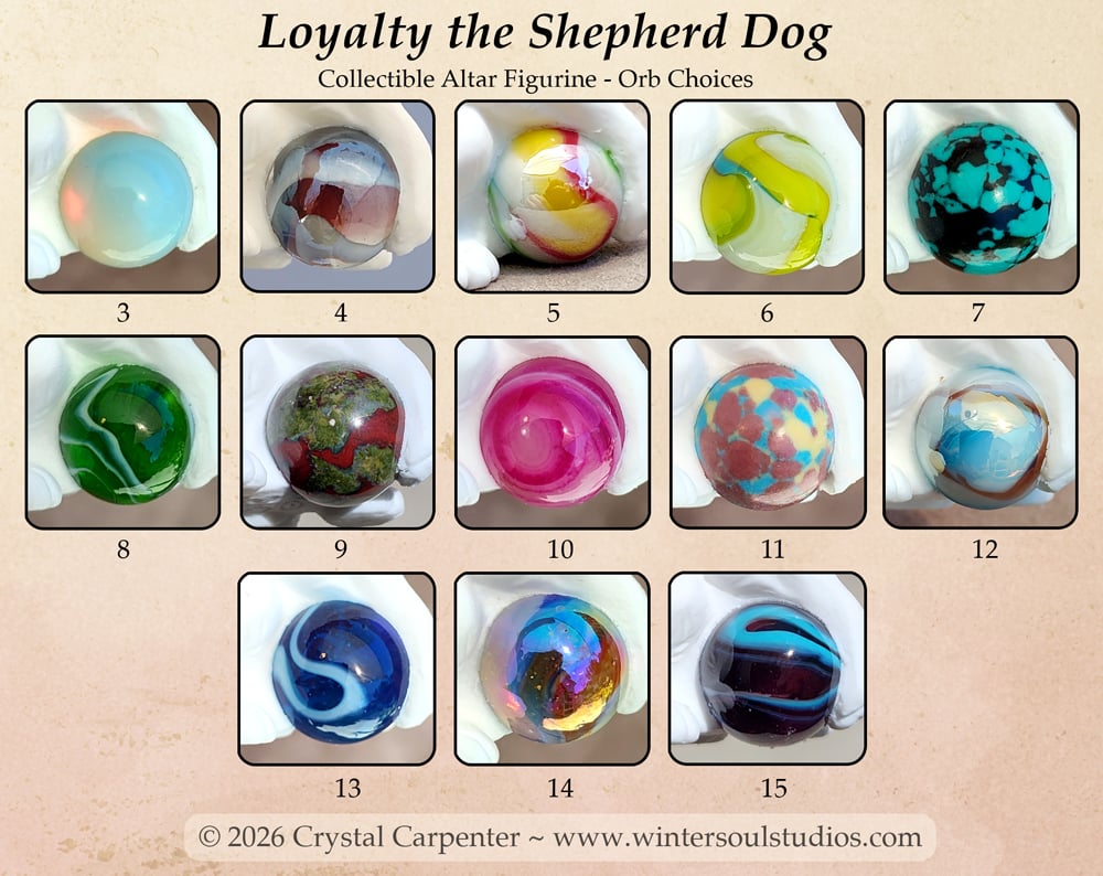 Image of Loyalty - Shepherd Dog Altar Figurine