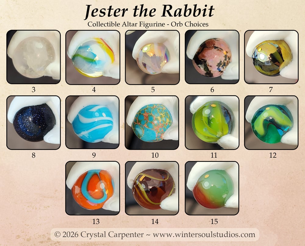 Image of Jester - Rabbit Altar Figurine