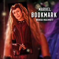 Image 1 of BOOKMARK - Marvel Wanda Maximoff (Scarlet Witch)