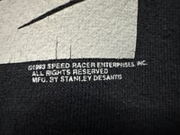Image 4 of Speed Racer 1993 Stanley Desantis Vintage black Crewneck Rare USA