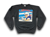 Image 1 of Speed Racer 1993 Stanley Desantis Vintage black Crewneck Rare USA