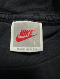Image 3 of Nike Bo Jackson knows Come Backs Vintage Single Stitch black T Shirt RARE