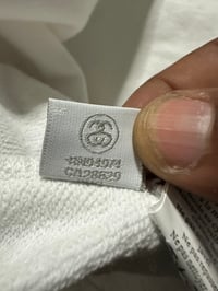 Image 3 of Stussy vintage 2000s made in USA white and green two tone hoodie NEW