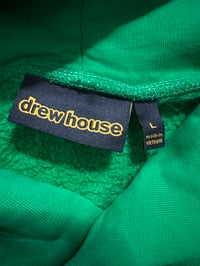 Image 8 of Drew House Mascot lime green oversized Hoodie