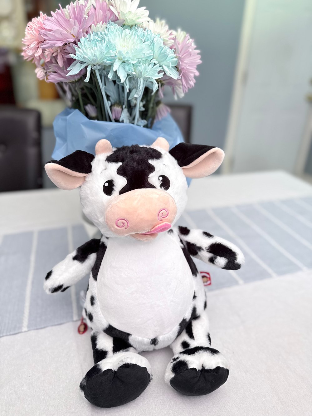 Image of Personalized Cow Stuffy 