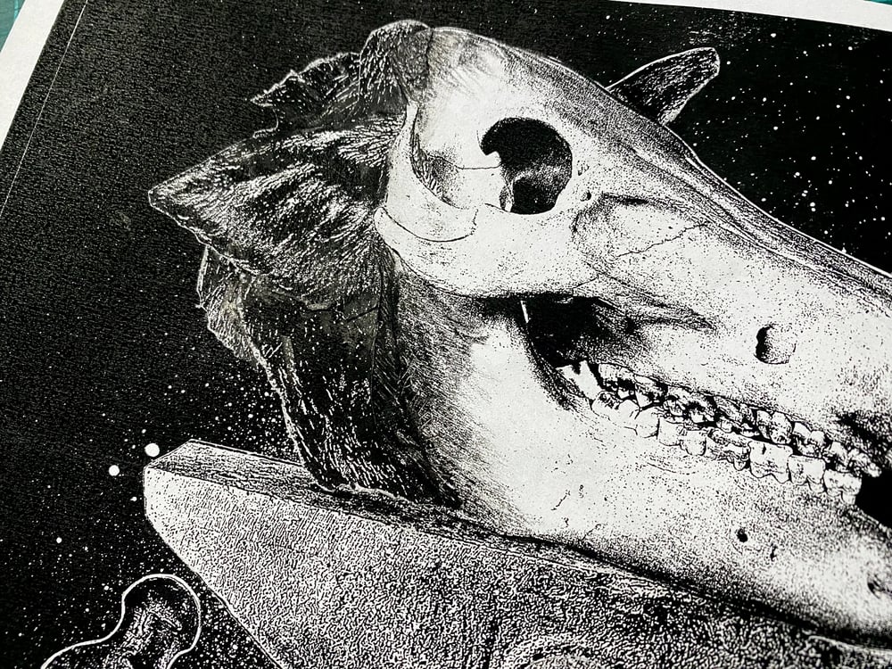 Image of 'hammer hog' original collage