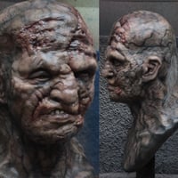 Image 4 of Versus translucent resin bust.