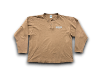 Image 1 of Bruce Springsteen vintage 90s made in the USA brown long sleeve shirt