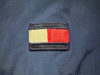 Image 2 of Tommy Hilfiger Vintage 90s Windbreaker Hooded blue Jacket