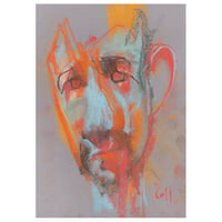 Image 1 of Slide - Sketchbook Drawing in Soft Pastels on Paper 