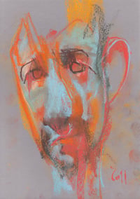 Image 2 of Slide - Sketchbook Drawing in Soft Pastels on Paper 