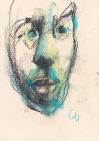 Image 2 of Tire - Sketchbook Drawing in Soft Pastels on Paper 