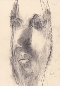 Image 2 of Over Again - Sketchbook Drawing in Charcoal on Paper 