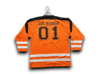 Image 2 of Joe Boxer Star vintage 90s Mesh Hockey Jersey