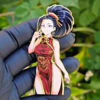 LNY Fortune's Craft Pin (Burgundy)