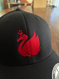 Image 2 of ROYAL SWAN SBX Black Flexfit Cap