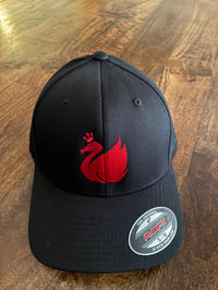 Image 1 of ROYAL SWAN SBX Black Flexfit Cap