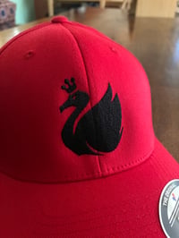 Image 2 of ROYAL SWAN SBX Red Flexfit Cap