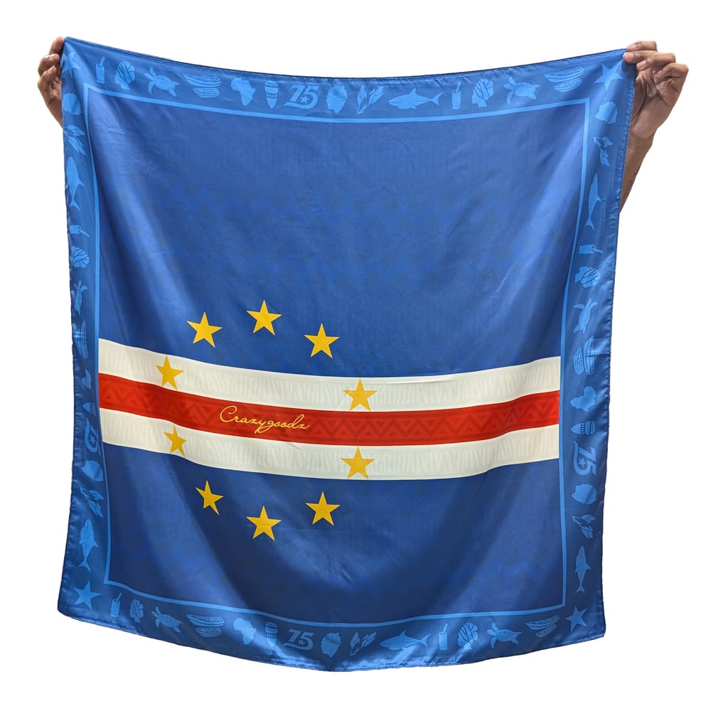 Image of CV Flag Satin Scarf - 36" x 36"