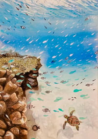 Blue Lagoon Print