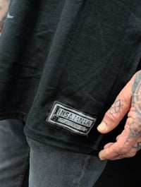 Image 3 of Staple - White on Black Handblock Tee