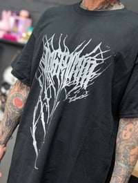 Image 1 of Staple - White on Black Handblock Tee