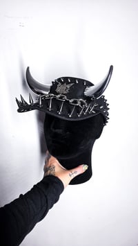 Image 8 of  Black Horn Visor - Chrome