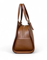Image 5 of Structured Leather Shoulder Bag – Camel 
