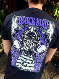 Image 1 of Tshirt noir / violet