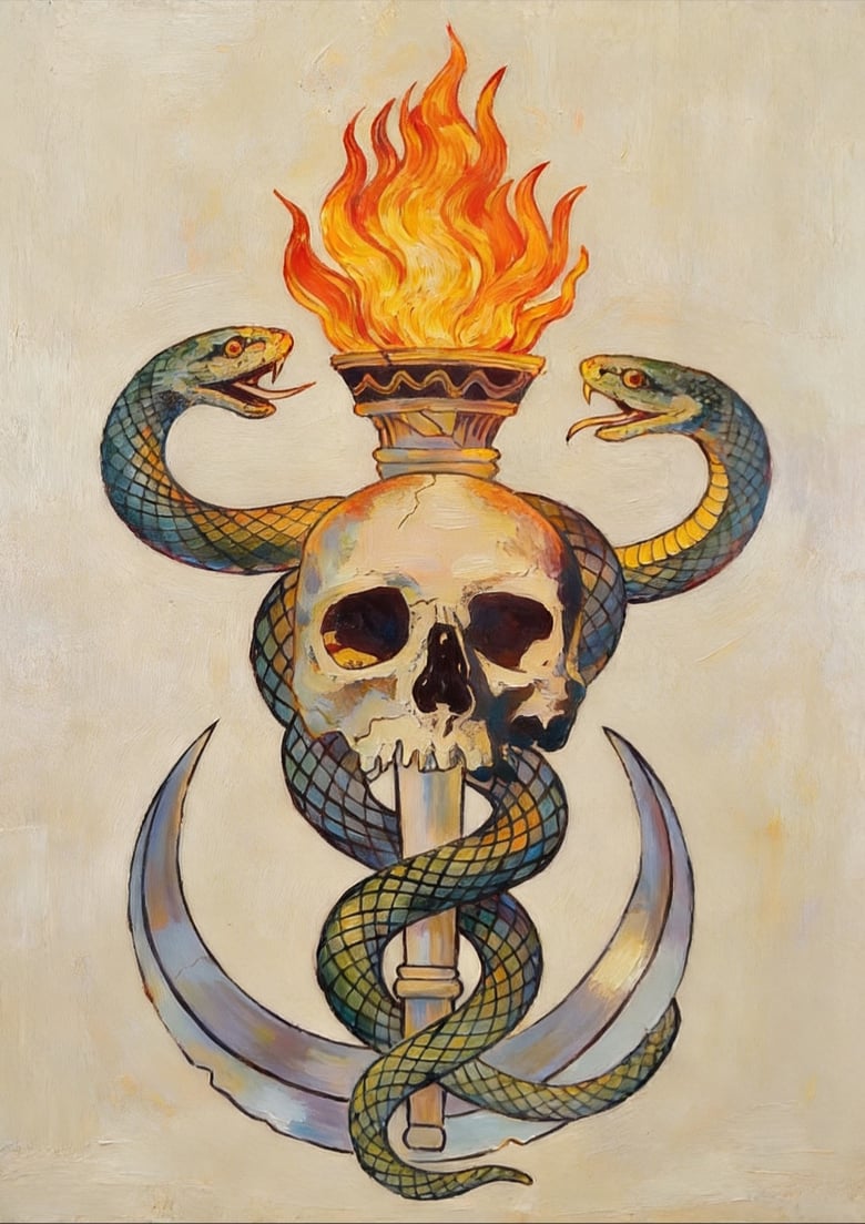 Image of Tower of the Serpent limited edition artprint 