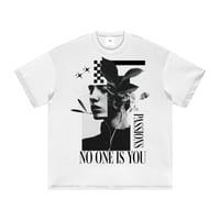 Image 1 of Heavyweight Earth Tone "NO ONE IS YOU PASSIONS" T-shirt 305gsm|9.0oz