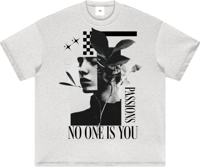 Image 2 of Heavyweight Earth Tone "NO ONE IS YOU PASSIONS" T-shirt 305gsm|9.0oz