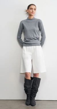Image 3 of Long sleeve top with turtleneck