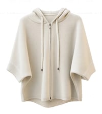 Image 2 of Knit Zip-up Hoodie