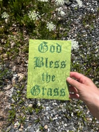 Image 1 of God Bless the Grass Postcard