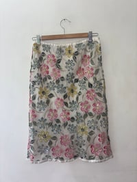 Image 1 of 90s silk floral midi