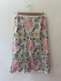 Image 3 of 90s silk floral midi