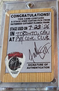 Image 3 of TORONTO PLAYED PICK/ CARD COMBO