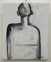 Woman and Red Earrings