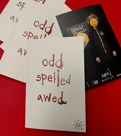 Image of odd spelled awed : zine : poetry / magick philosophy / art