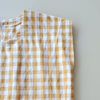 Image 2 of Mustard Gingham Shell