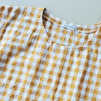 Image 4 of Mustard Gingham Shell