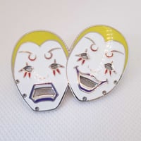 Image 1 of Tragic Comedy - Dancing Mad Enamel Pin