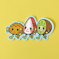Image 2 of Fruit Friends - Matte Vinyl Sticker