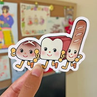 Image 3 of Bread Bois - Matte Vinyl Sticker