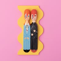 Image 4 of Door Stoppers Set of 2 'Major Dave' Hand Painted Wood